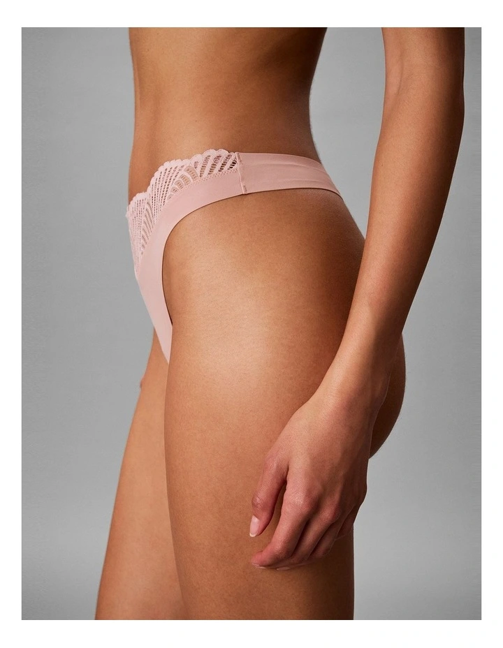 Calvin Klein Perfectly Fit Lace Thong Subdued image 2