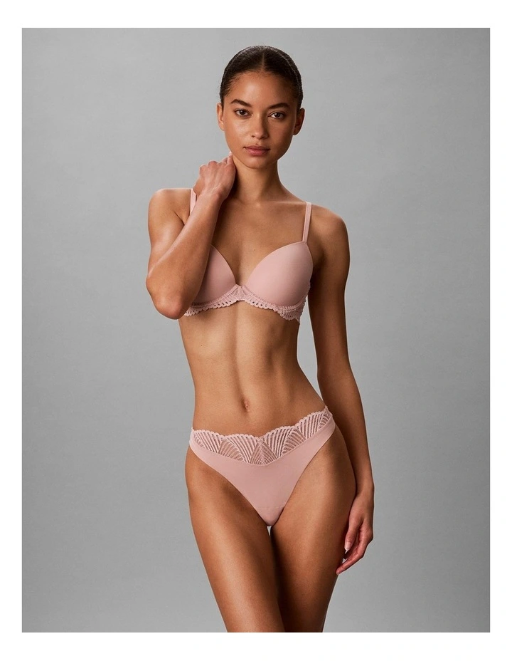 Calvin Klein Perfectly Fit Lace Thong Subdued image 3