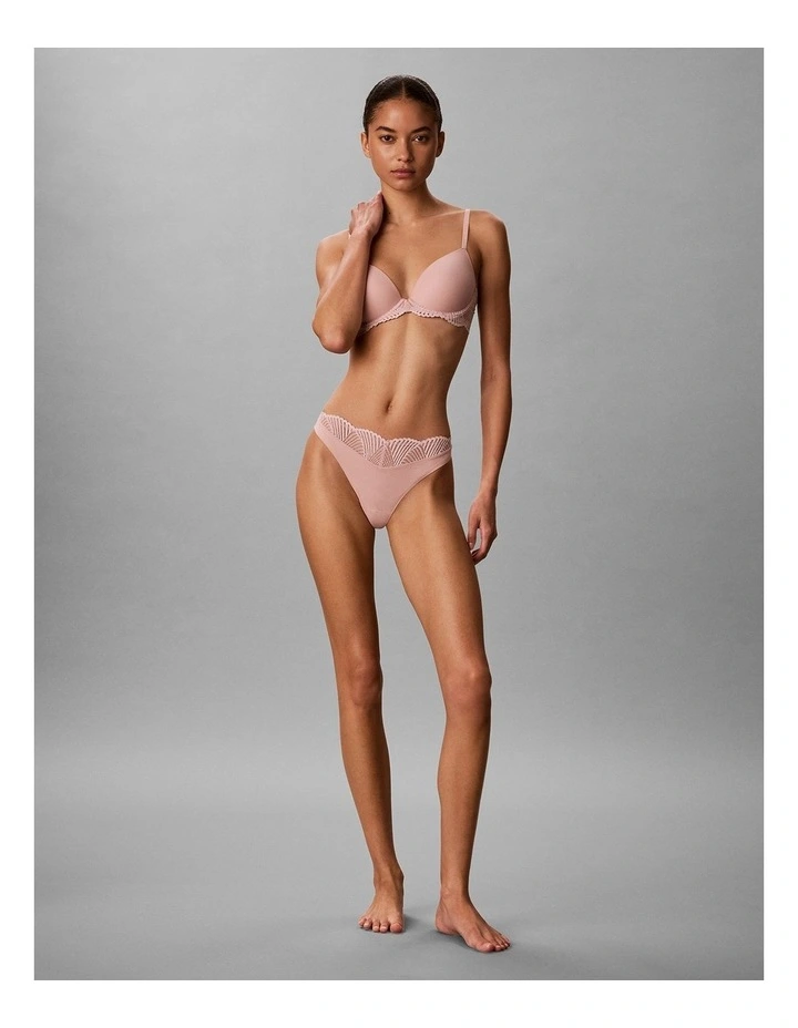 Calvin Klein Perfectly Fit Lace Thong Subdued image 5