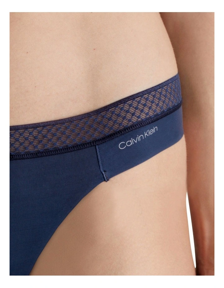 Seductive Comfort Light Thong in Navy image 3