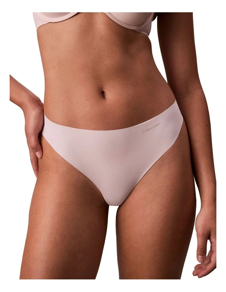 Invisibles Microfiber Stretch Thong 5 Pack in Multi image 2