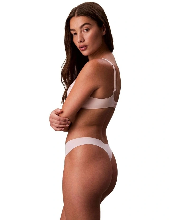 Invisibles Microfiber Stretch Thong 5 Pack in Multi image 4
