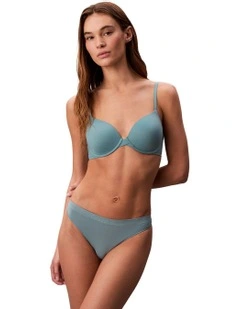 Bonded Flex Seamless Thong in Blue