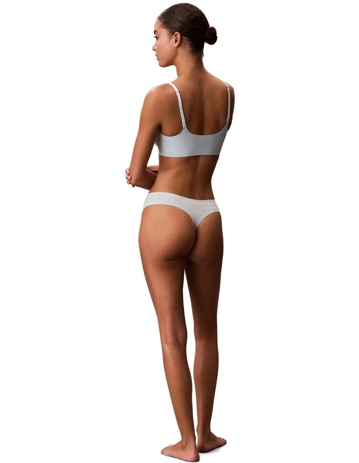 Bonded Flex Seamless Thong in Sky Gray image 4