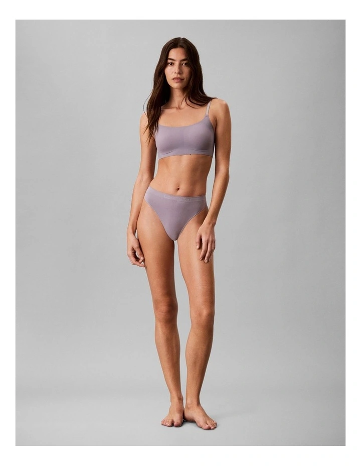 Bonded Flex Seamless Thong Quicksilver image 6