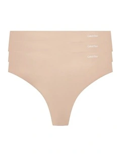 Invisibles Micro Thong 3 Pack in Multi