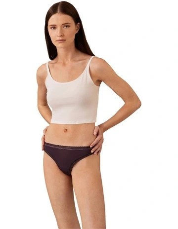 Bottom's Up Refresh Thong in Purple
