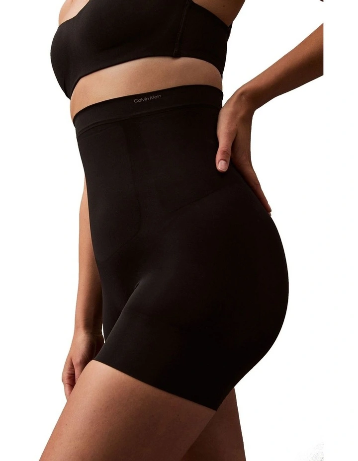 Calvin Klein Secure Sculpt Mid Thigh Short in Black image 3