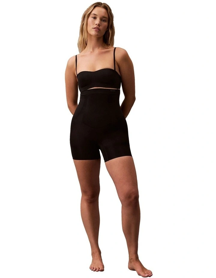Calvin Klein Secure Sculpt Mid Thigh Short in Black image 4