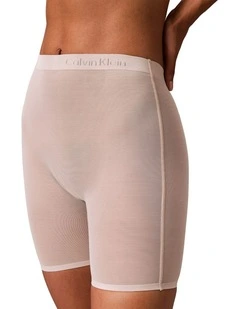 Minimalist Mesh Low Back Short in Grey