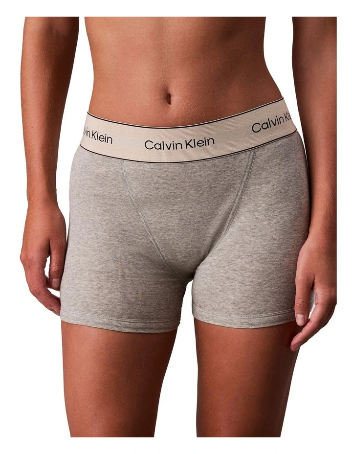 Heritage Cotton Boxer Brief in Grey image 1