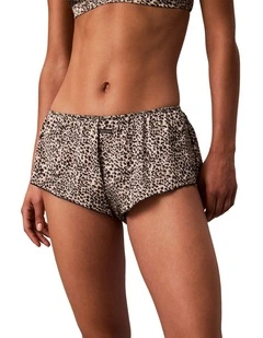 Signature Satin Tap Short in Multi