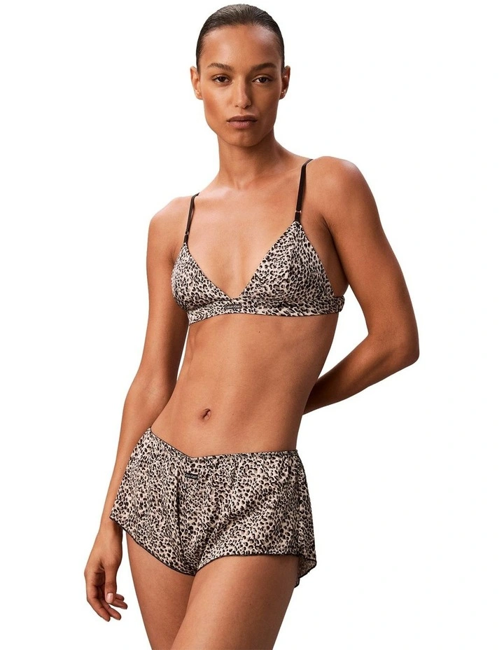 Signature Satin Tap Short in Multi image 3