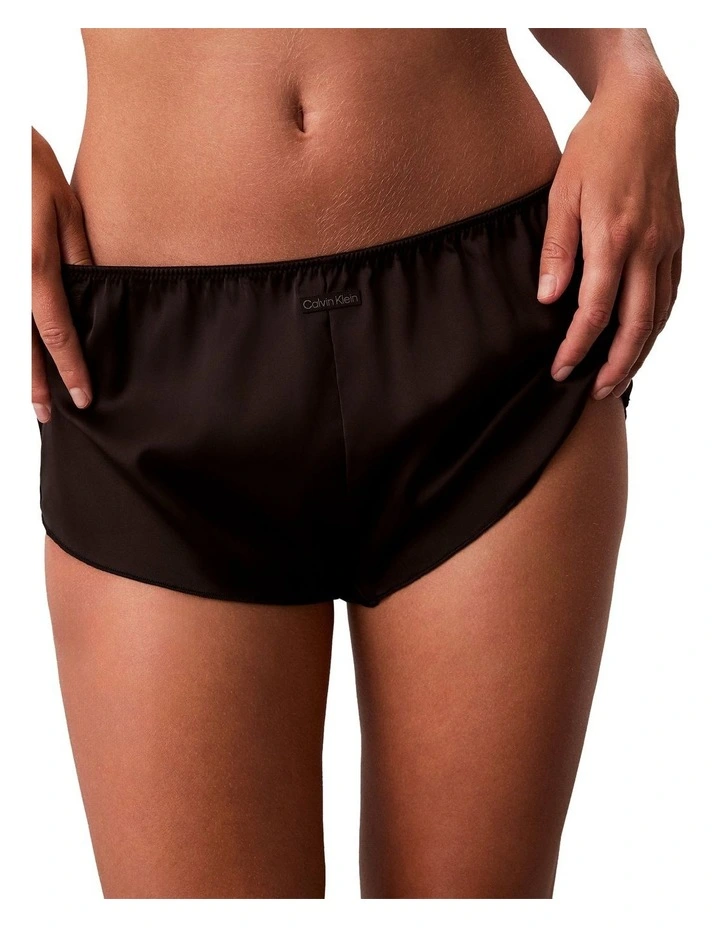 Signature Satin Tapshort in Black image 1