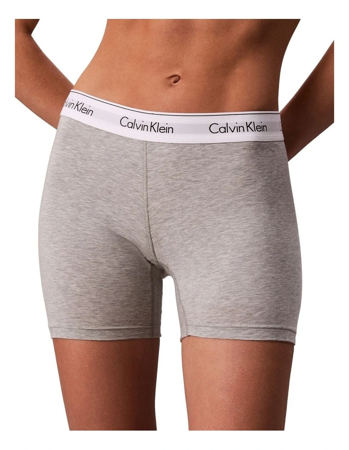 Icon Cotton Modal Boxer Brief in Grey image 1