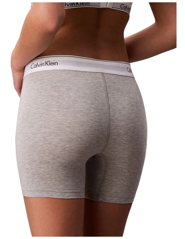 Icon Cotton Modal Boxer Brief in Grey image 2