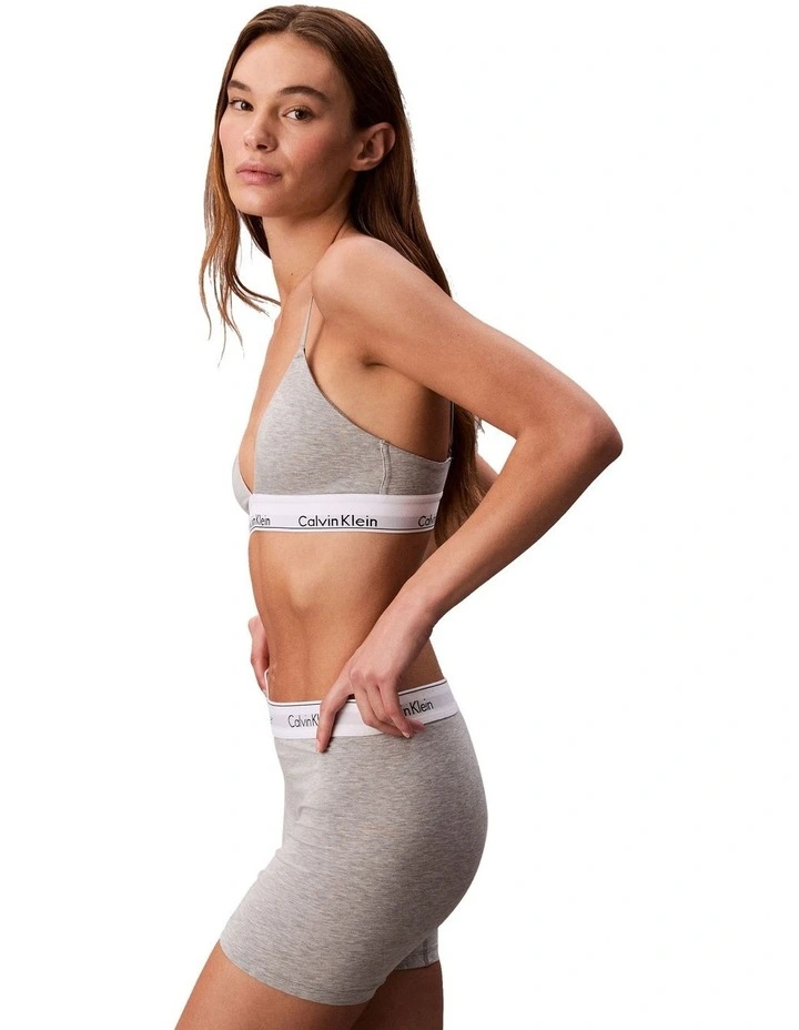 Icon Cotton Modal Boxer Brief in Grey image 4