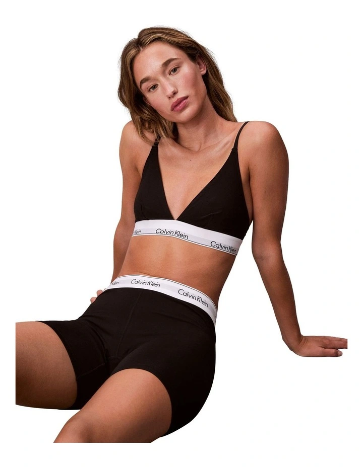 Icon Cotton Modal Boxer Brief in Black image 3