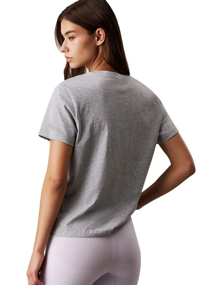 Cotton Classic Tee in Grey Heather image 2