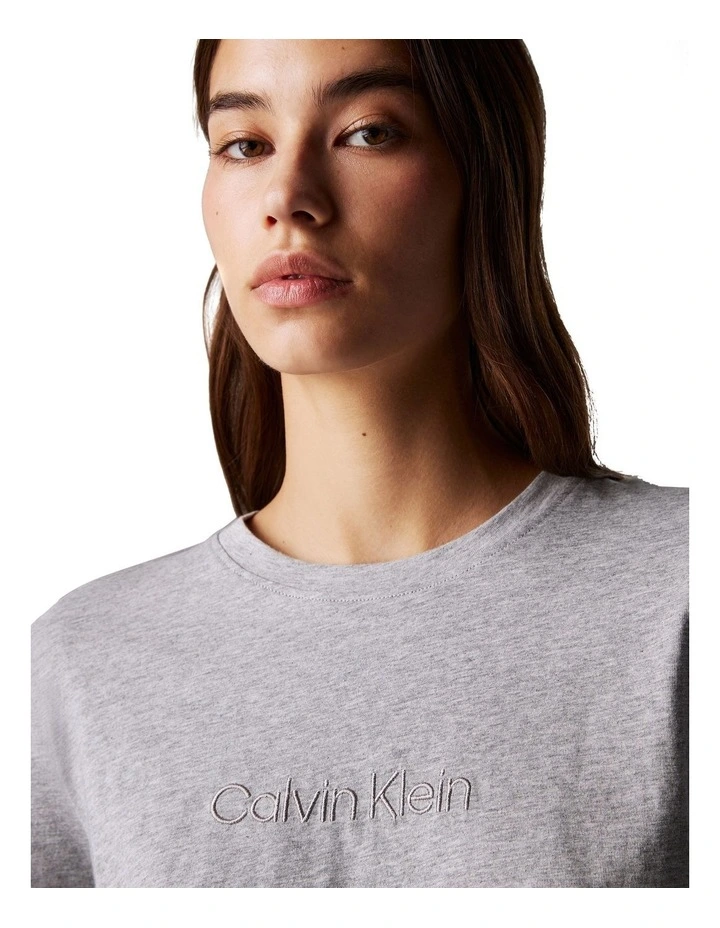 Cotton Classic Tee in Grey Heather image 3