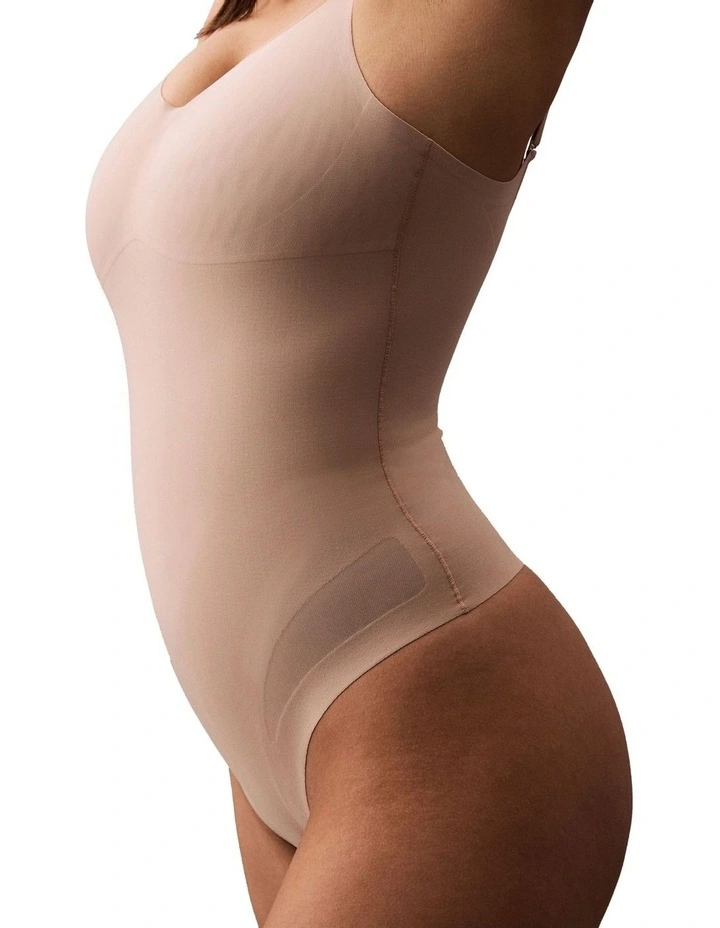 Stay-Put Mesh Bodysuit in Cedar image 5