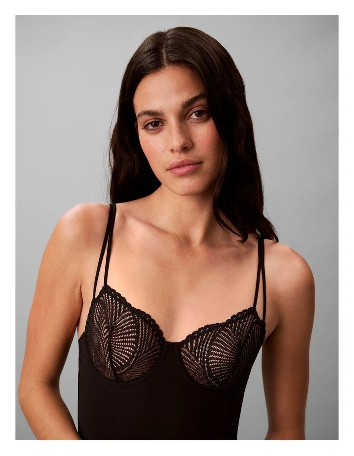 Perfectly Fit Lace Bodysuit Black image 3