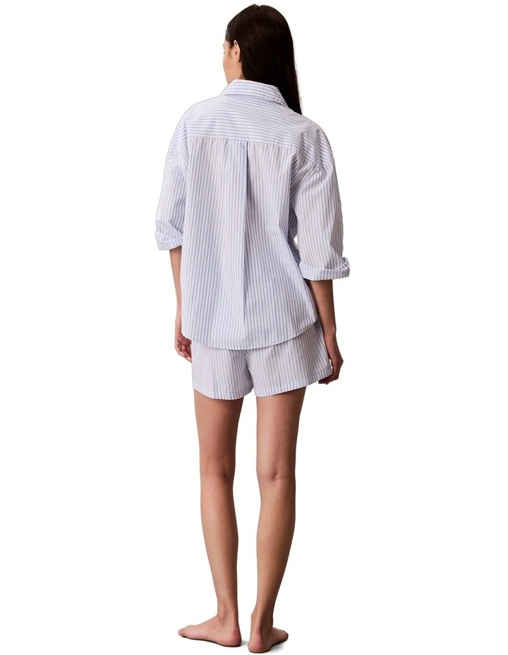 Cotton Poplin Covered Wb Short in Multi image 5