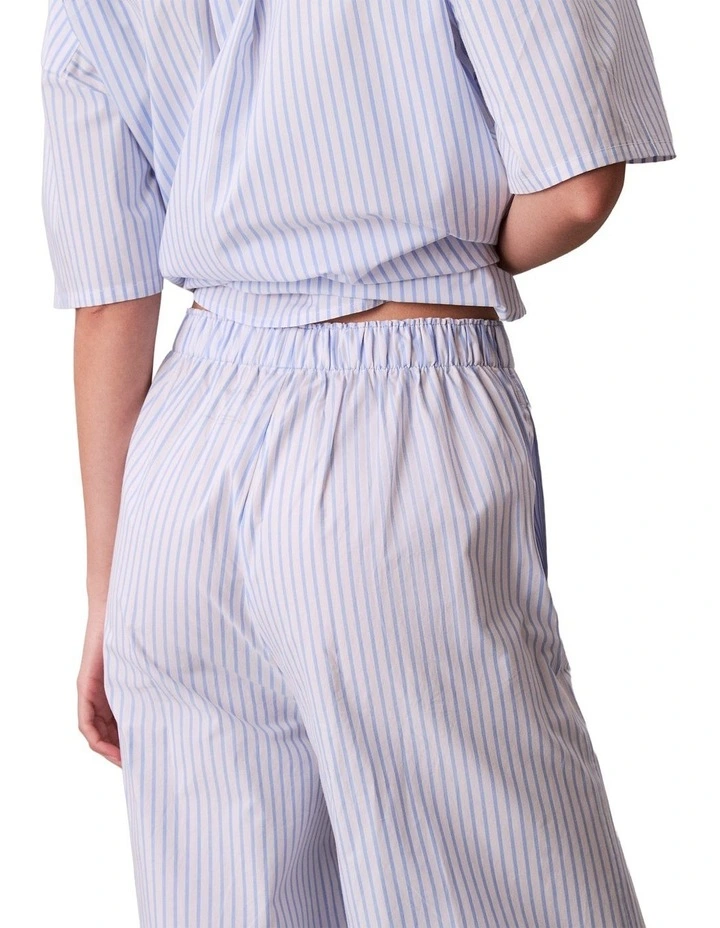 Cotton Poplin Covered Wb Pant in Multi image 4