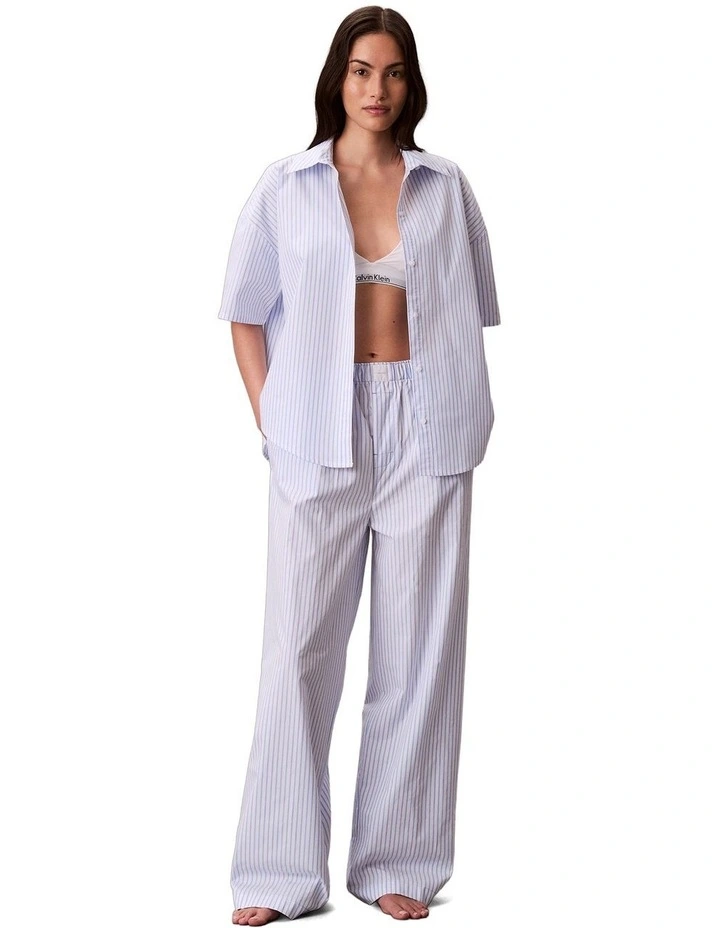 Cotton Poplin Covered Wb Pant in Multi image 5