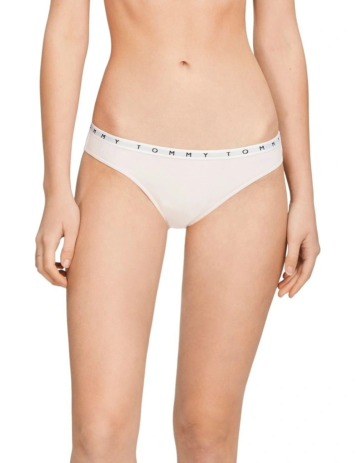 Cotton Bikini 3 Pack in Pink/Stripe/Grey image 5