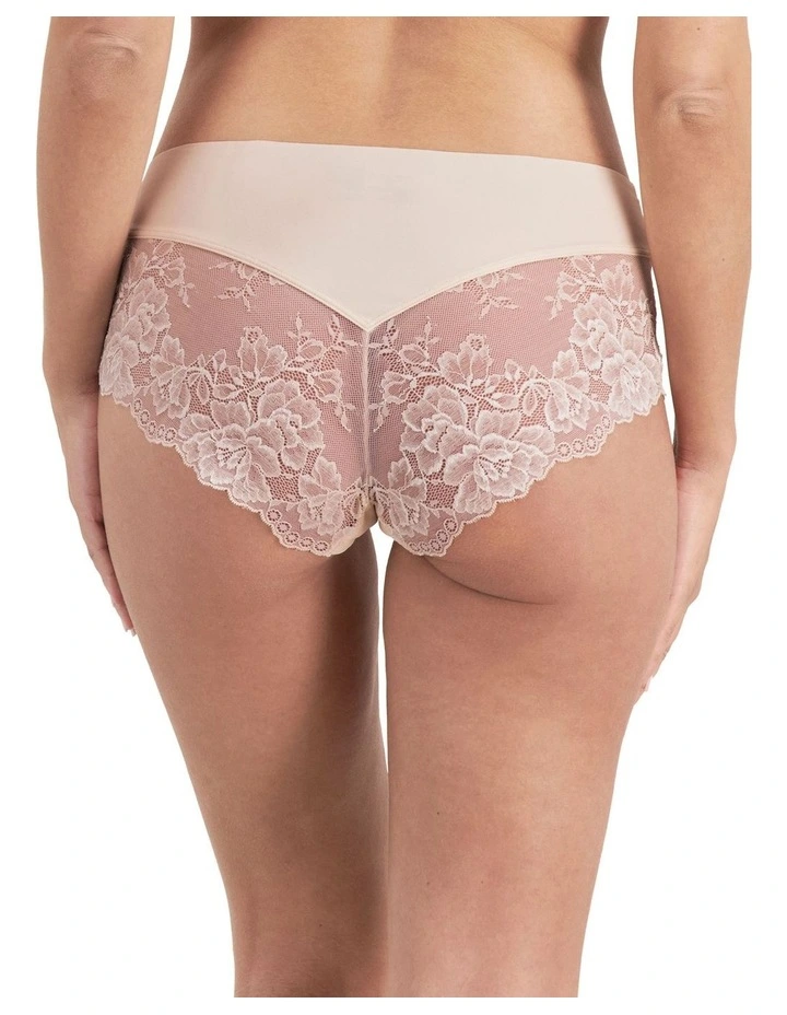 Hi Waist Bikini In Pastel Rose image 3