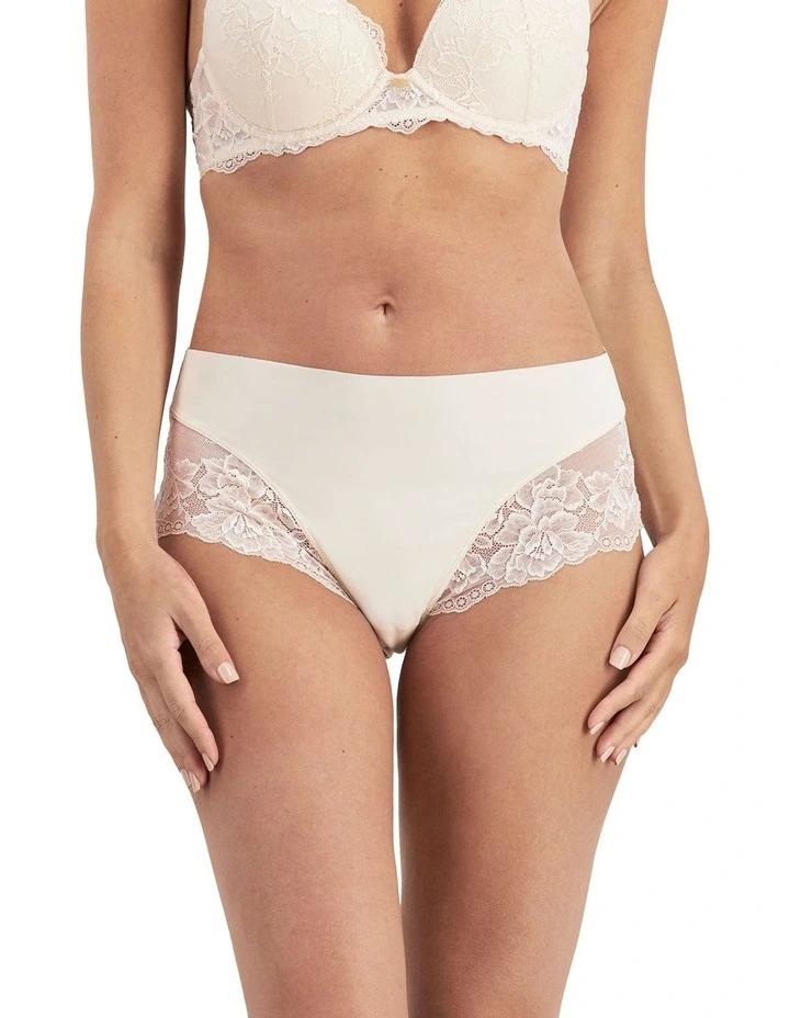Hi Waist Bikini In Pastel Rose image 4