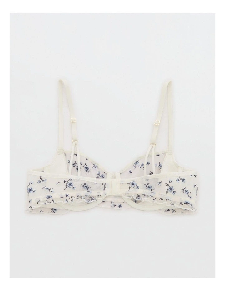 Show Off Embroidery Unlined Bra in Soft Muslin image 3