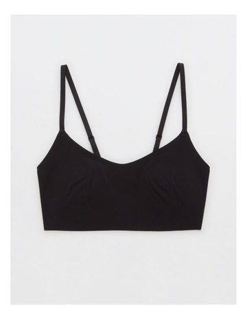 Aerie Smoothez Full Coverage Lightly Lined Bra In True Black Myer