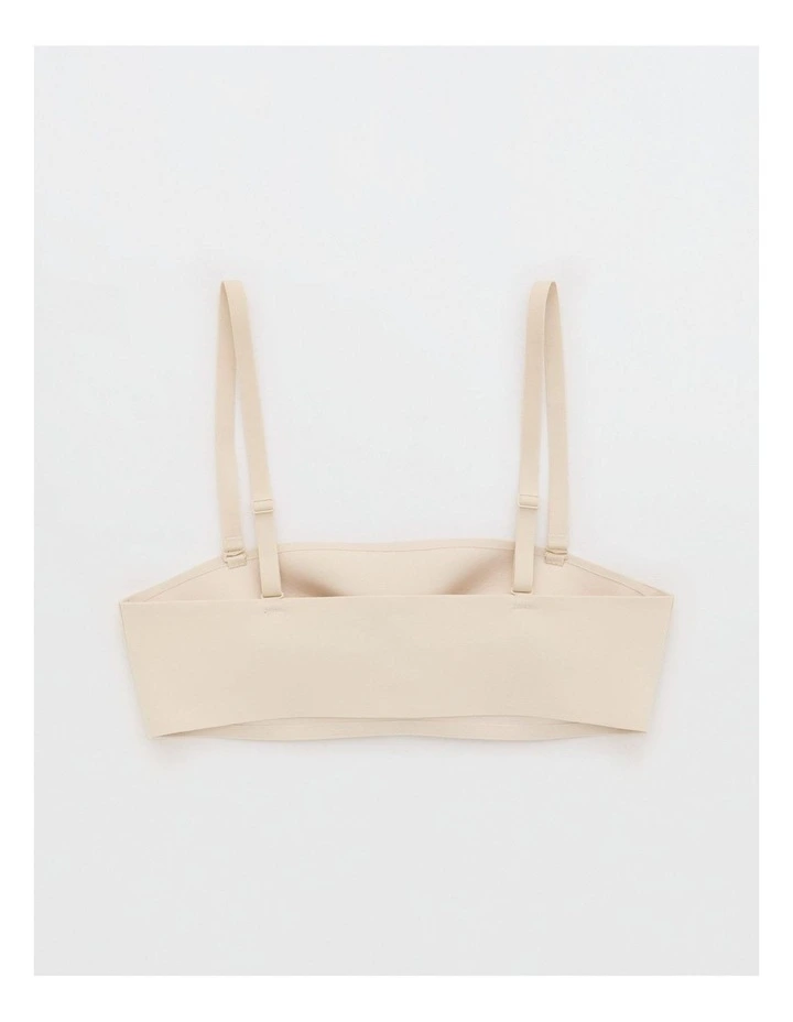 Smoothez Lightly Lined Bandeau Bralette in Cake Batter image 3