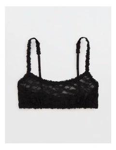 Show Off Vintage Lace Bralette in True Black