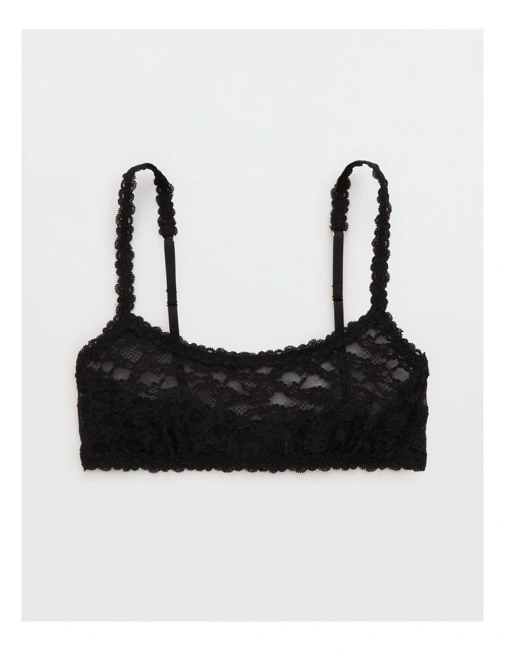 Show Off Vintage Lace Bralette in True Black image 1