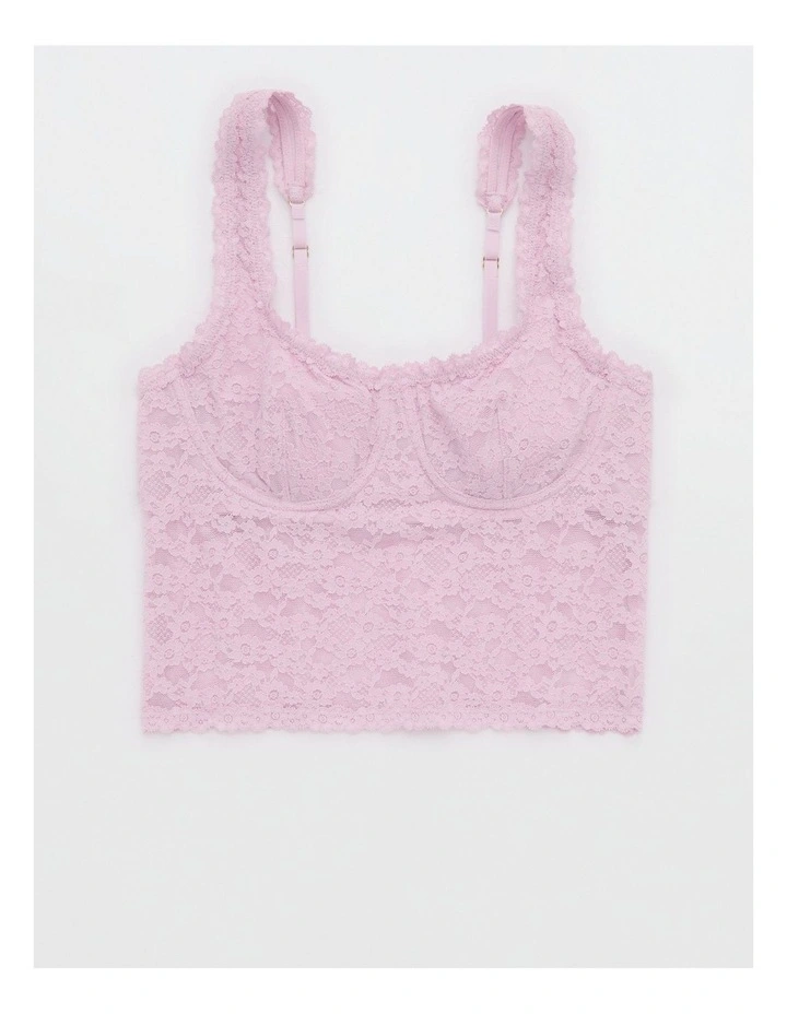 Show Off Vintage Lace Bra Top in Bright Violet image 1