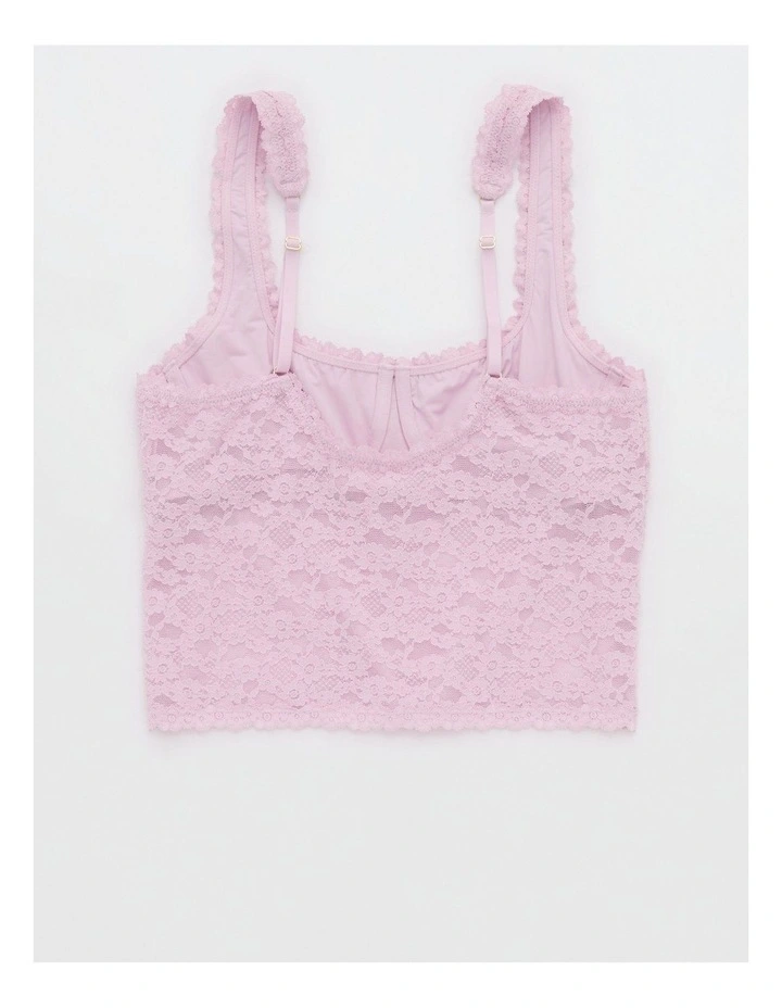 Show Off Vintage Lace Bra Top in Bright Violet image 2