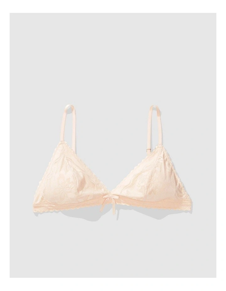 Show Off Femme Lace Bralette in Peach image 1