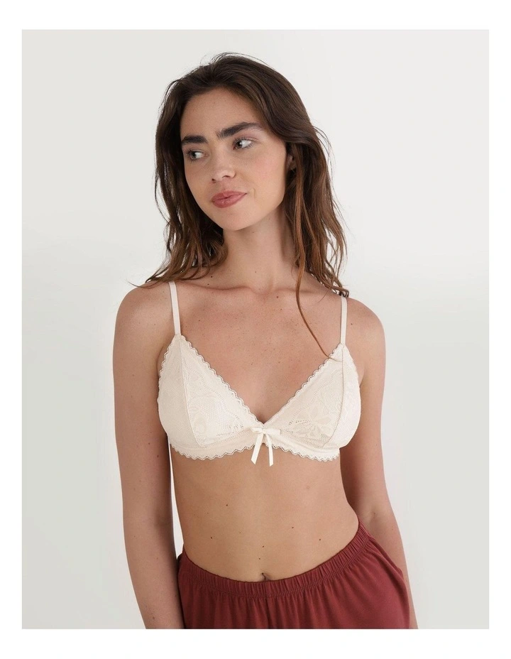 Show Off Femme Lace Bralette in Sandbar image 2