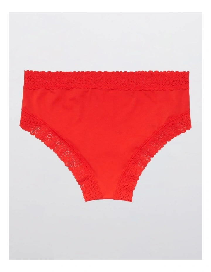 Sunnie Blossom Lace Cheeky Underwear in Holiday Red image 2