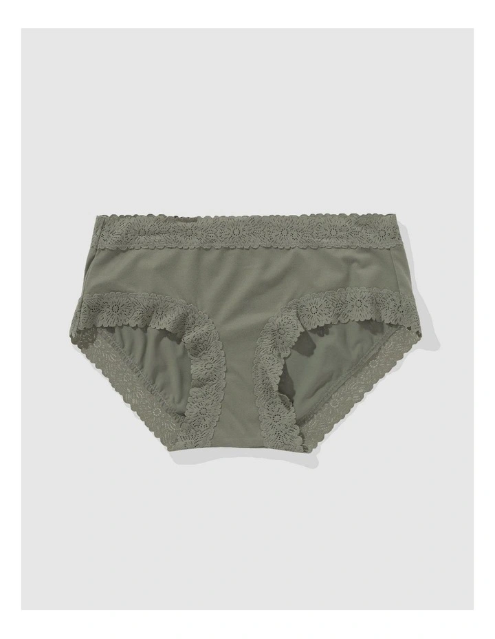 Sunnie Blossom Lace Boybrief Underwear in Olive Fun image 1