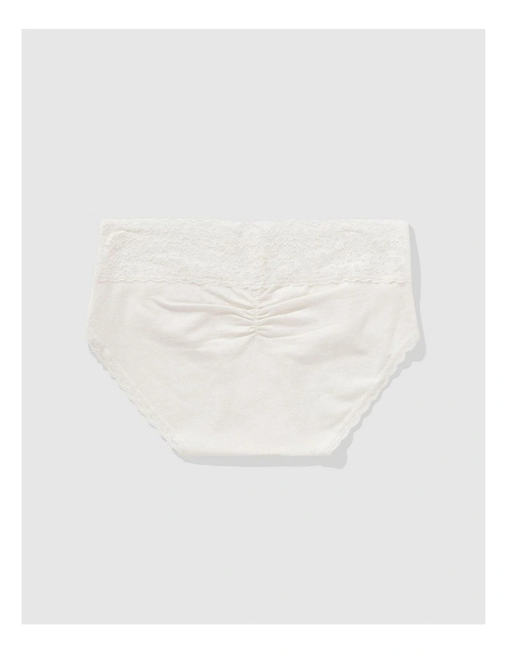 Superchill Vintage Lace Cotton Boybrief Underwear in Soft Muslin image 2
