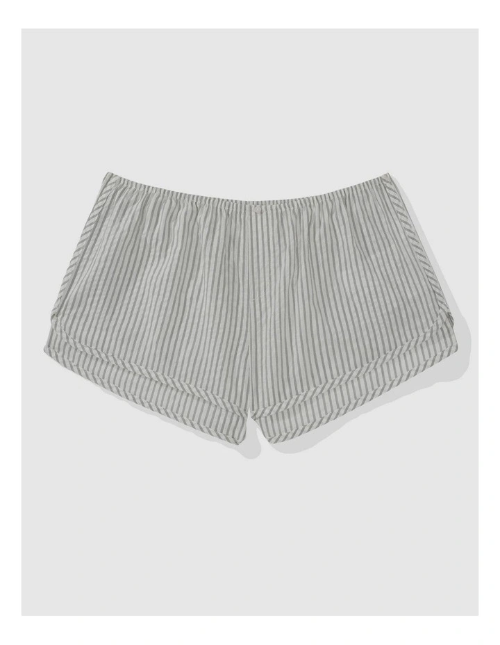Off Duty Seersucker Boxer in Soft Muslin image 1