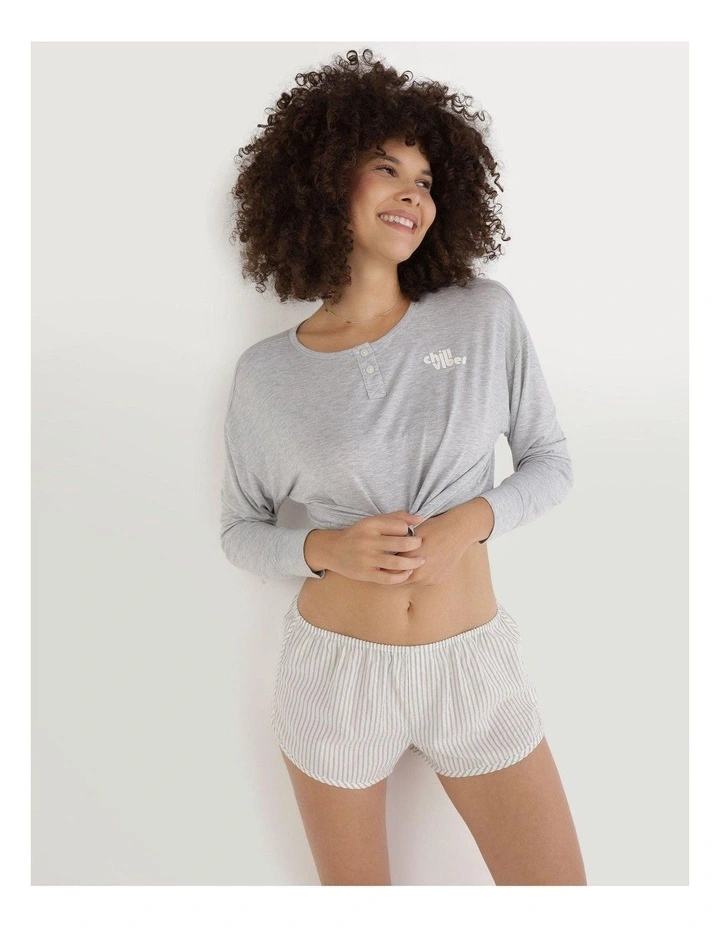 Off Duty Seersucker Boxer in Soft Muslin image 2