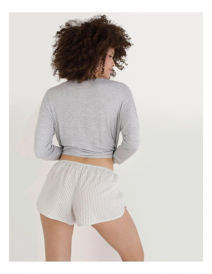 Off Duty Seersucker Boxer in Soft Muslin image 4