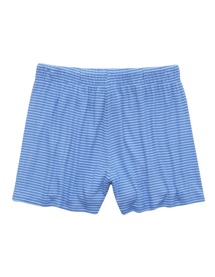 Real Soft Rib Boxer in Laundry Blue image 3