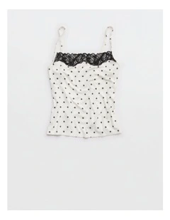 Rie Real Soft Rib Tank in Soft Muslin