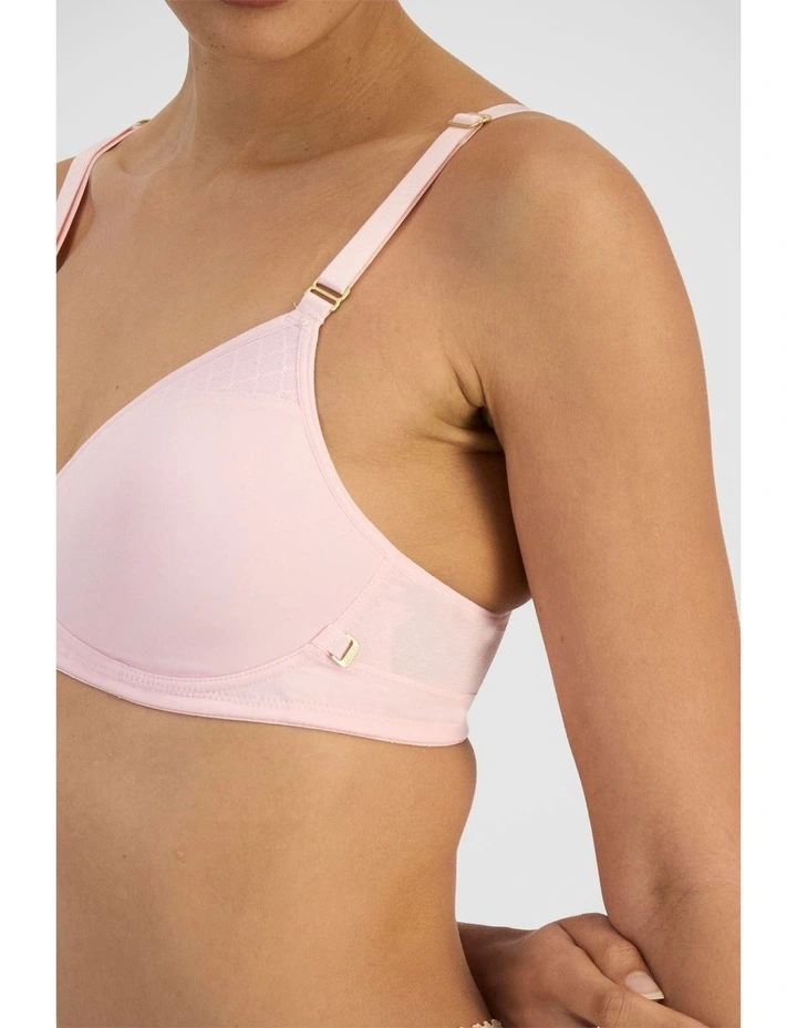 Post Surgery Wirefree Bra In Mineral Pink image 5